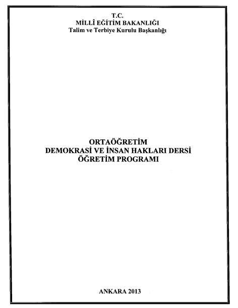 Demokrasi ve İnsan Hakları Müfredatı