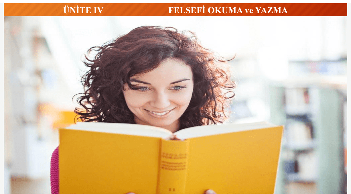  Felsefi Okuma ve Yazma Sunu