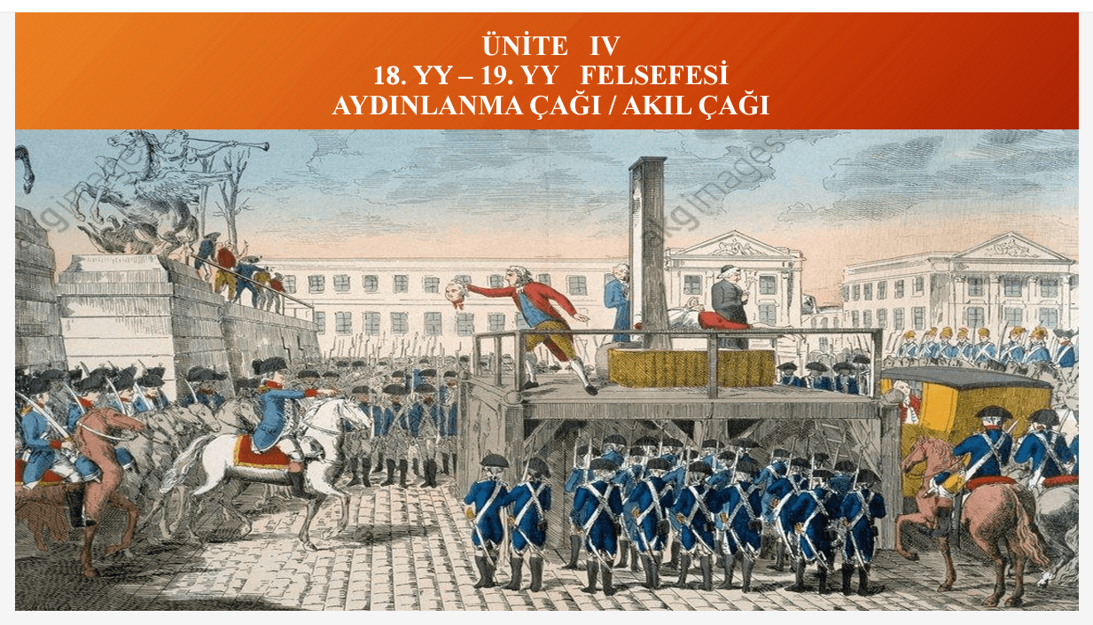 18.yy 19.yy Felsefesi