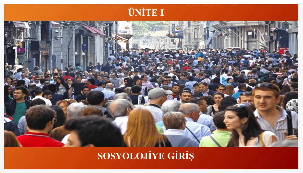 Sosyolojiye Giriş Sosyolojiye Giriş