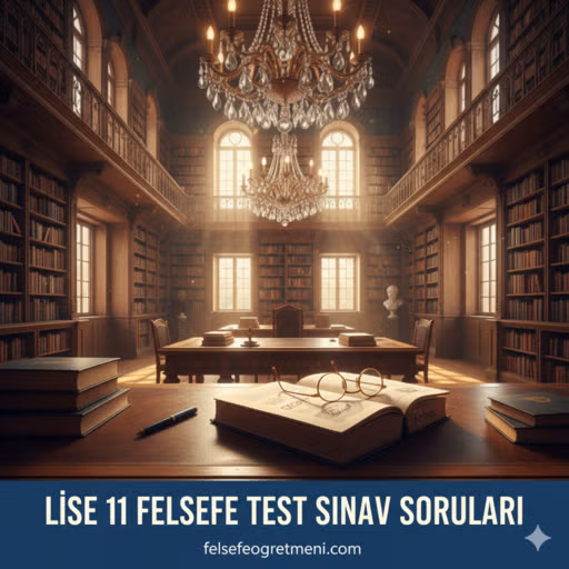 Lise 11 Felsefe Test Sınav Soruları
