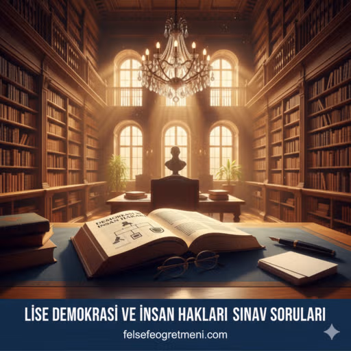 Lise Demokrasi ve İnsan Hakları Yazılı Sınav Soruları