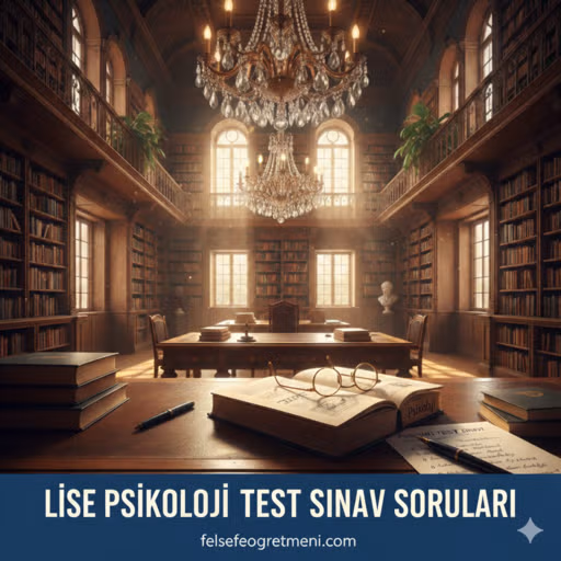 Lise Psikoloji Test Sınav Soruları