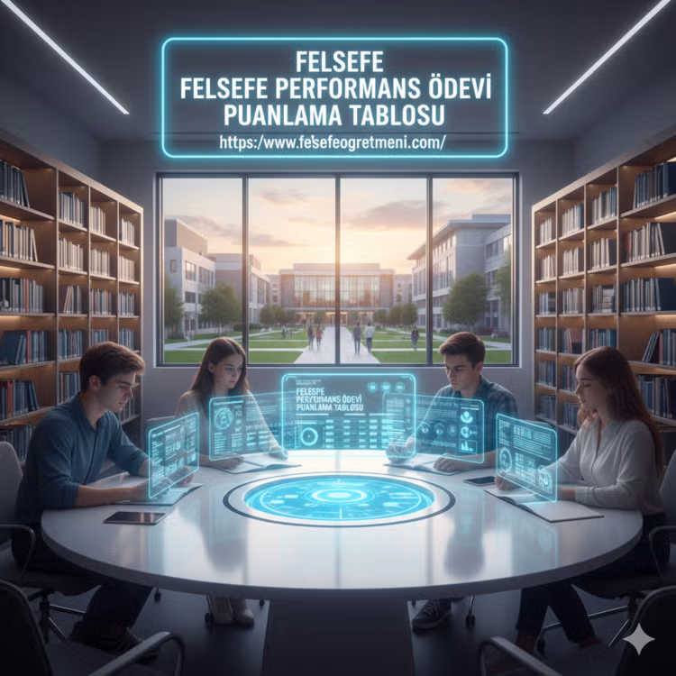 Felsefe Performans Ödevi Puanlama Tablosu